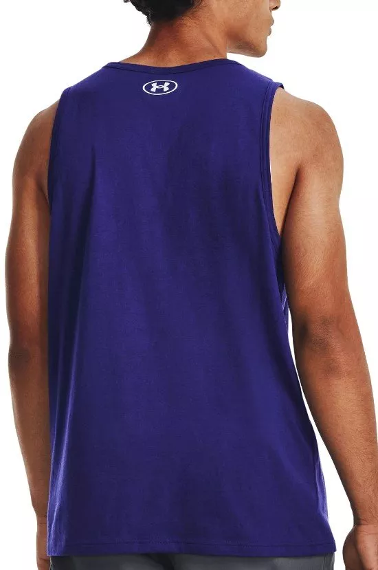 Linne Under Armour UA SPORTSTYLE LOGO TANK-BLU