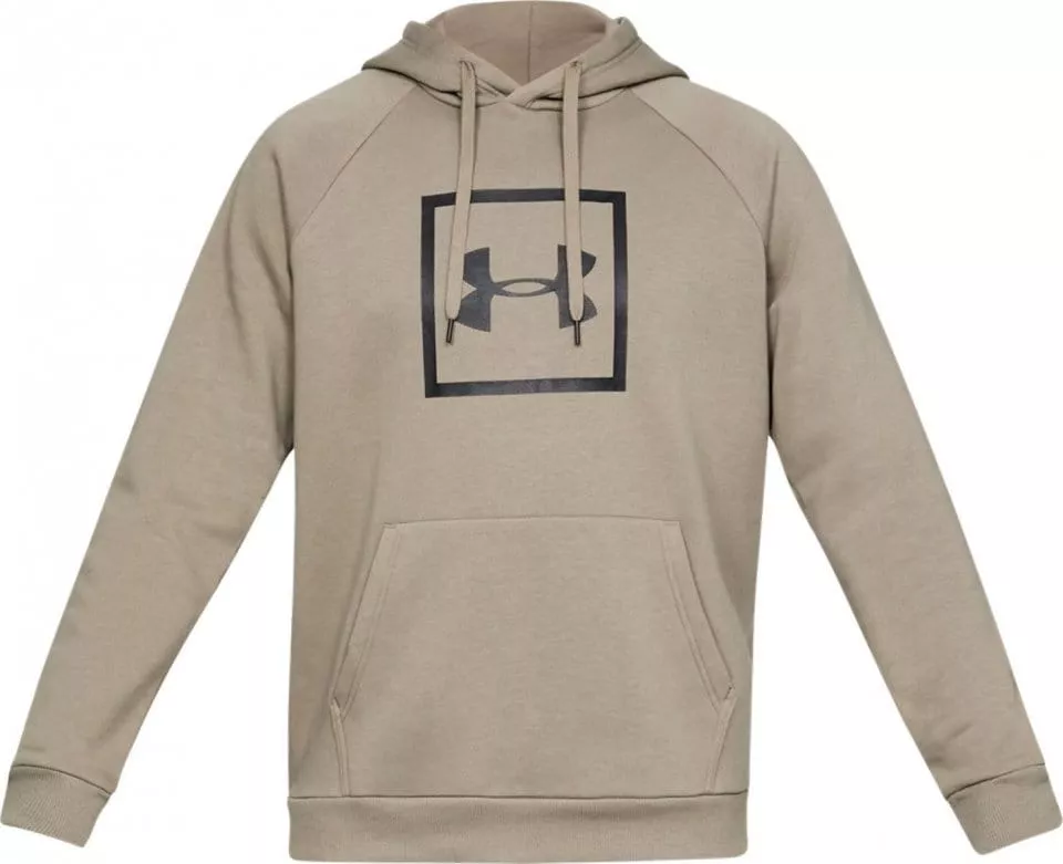 Under Armour RIVAL FLEECE BOX LOGO HOODIE Kapucnis melegítő felsők