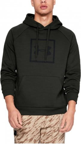 men's ua rival fleece big logo moletom com capuz