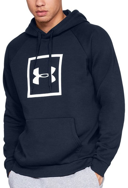Mikina s kapucňou Under Armour RIVAL FLEECE BOX LOGO HOODIE