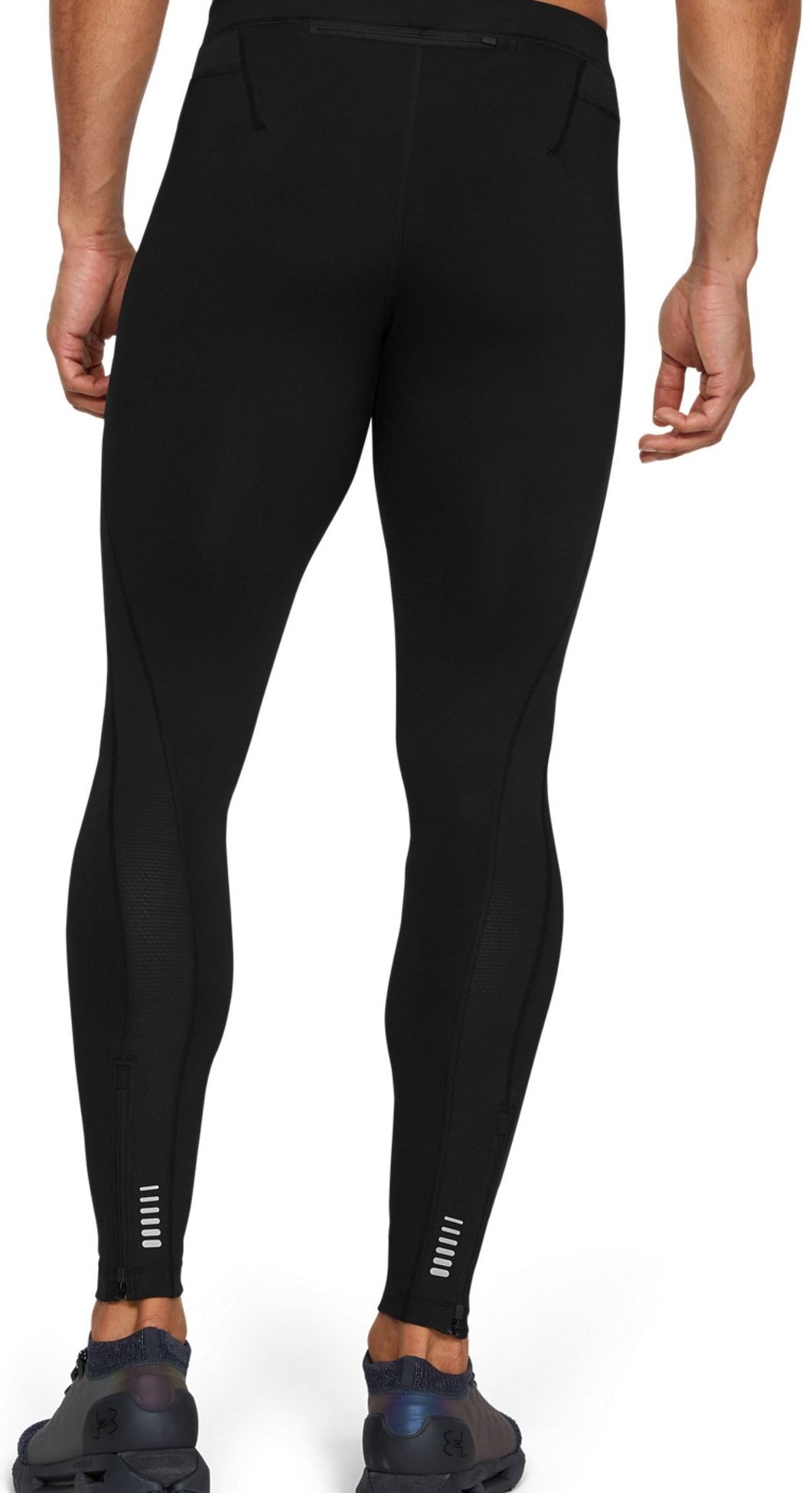 Under Armour HeatGear Rush Run Womens Long Running Tights - Black