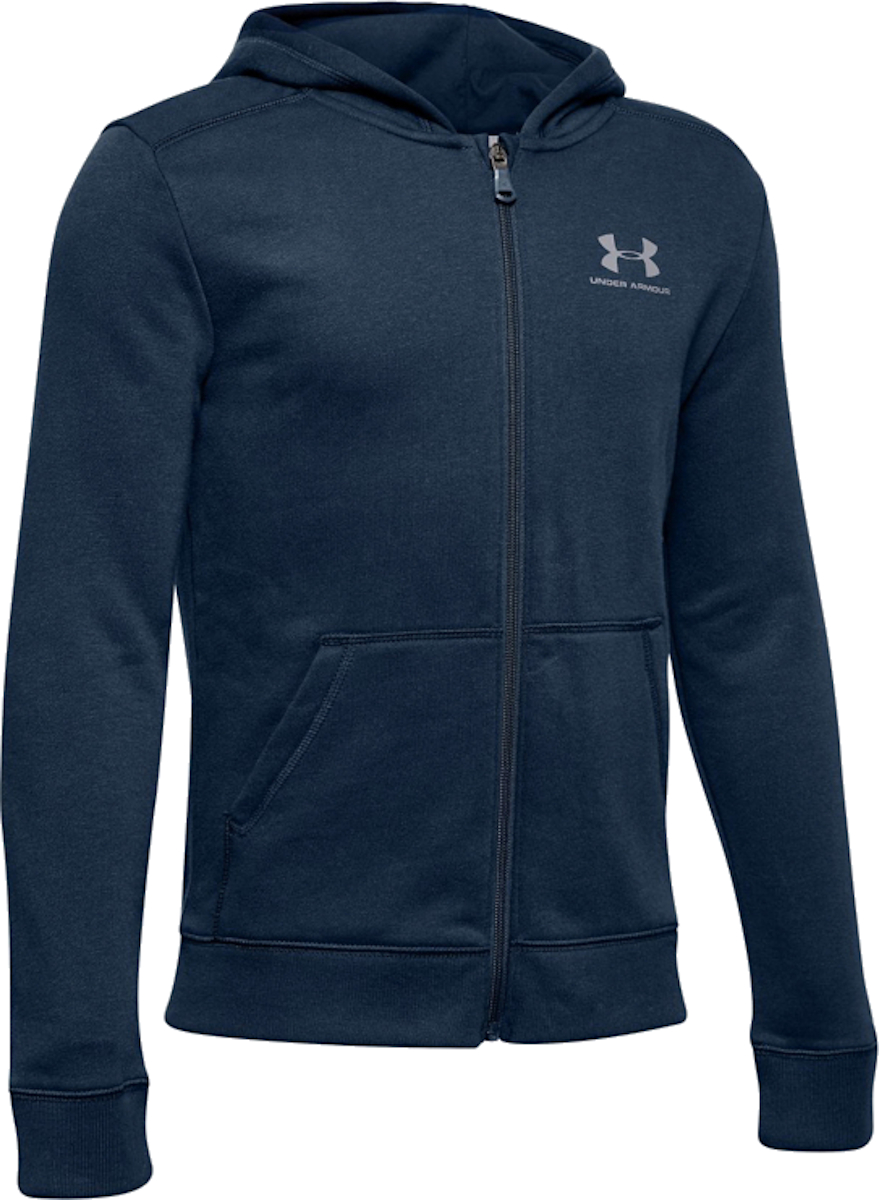 Sweatshirt med hætte Under Armour UA Cotton Fleece Full Zip