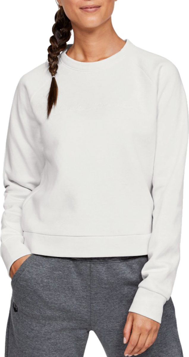 Sweatshirt Under Armour RECOVERY FLEECE SCRIPT CREW