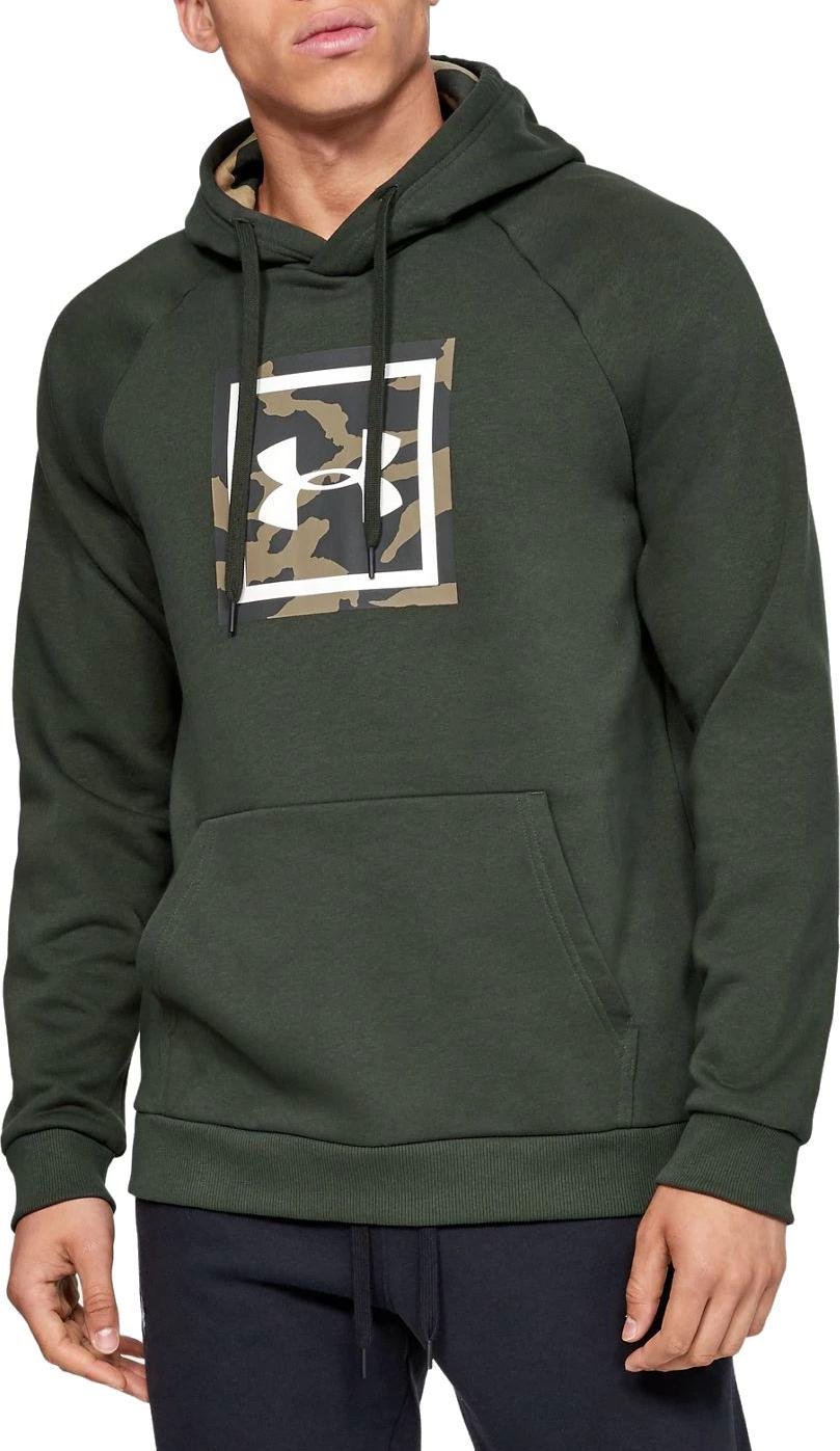 Hanorac cu gluga Under Armour RIVAL FLEECE PRINTED HOODIE