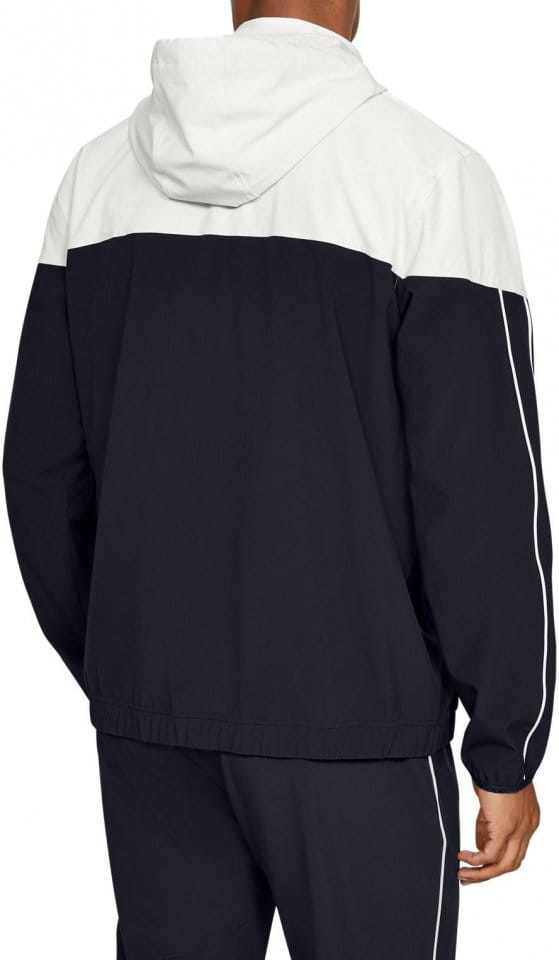 Sweatshirt med hætte Under Armour Athlete Recovery Woven Warm Up Top