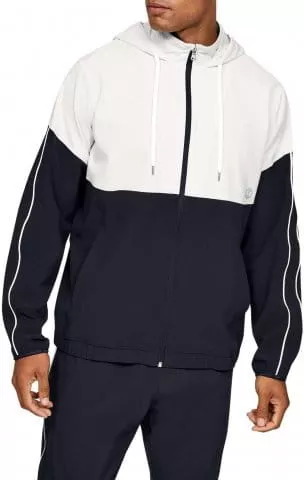 Sweatshirt met capuchon Under Armour Athlete Recovery Woven Warm Up Top