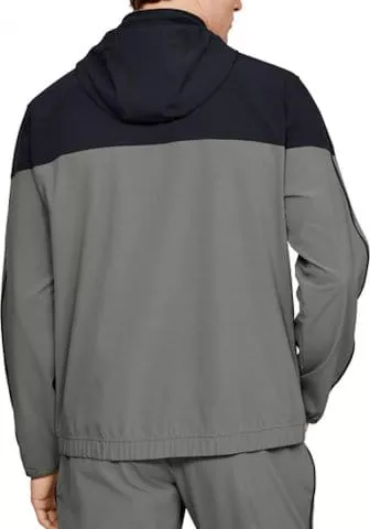 Sweatshirt à capuche Under Armour Athlete Recovery Woven Warm Up Top