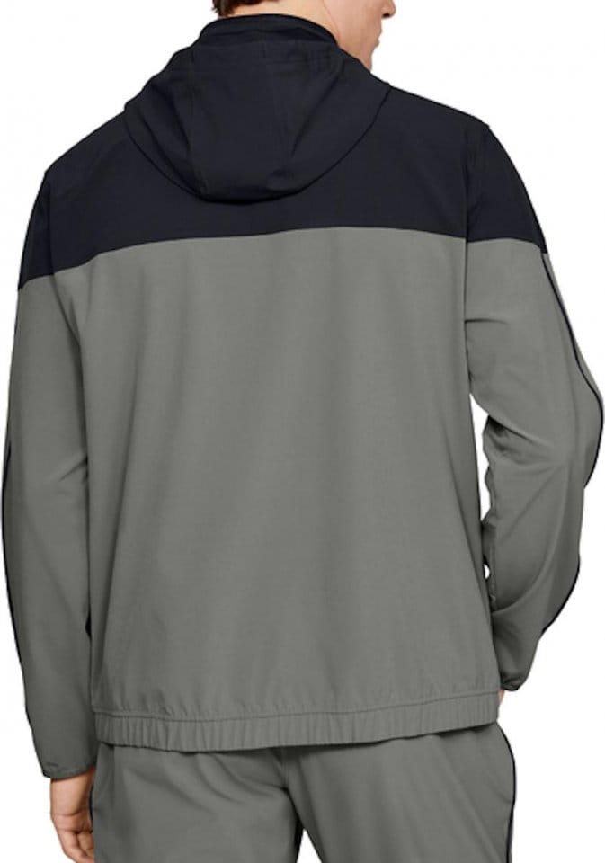 Sudadera con capucha Under Armour Athlete Recovery Woven Warm Up Top