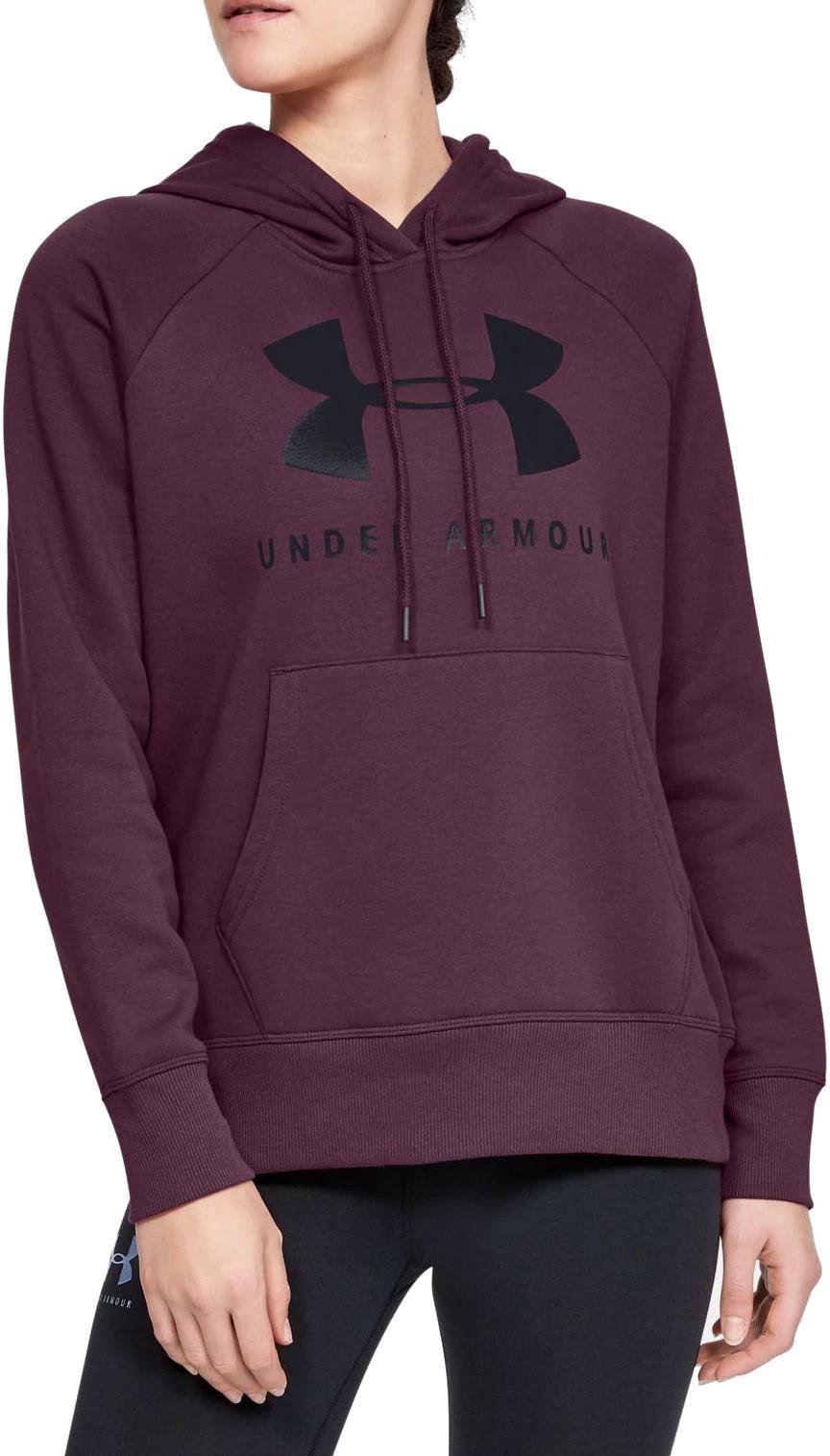 Mikina s kapucňou Under Armour RIVAL FLEECE SPORTSTYLE GRAPHIC HOODIE