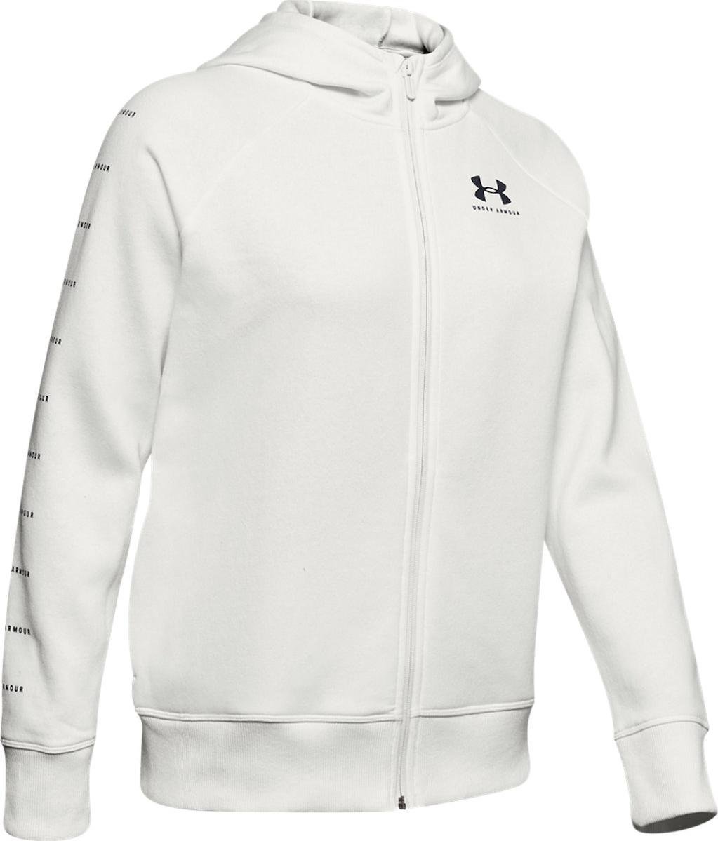 Sweatshirt à capuche Under Armour RIVAL FLEECE SPORTSTYLE LC SLEEVE GRAPHI