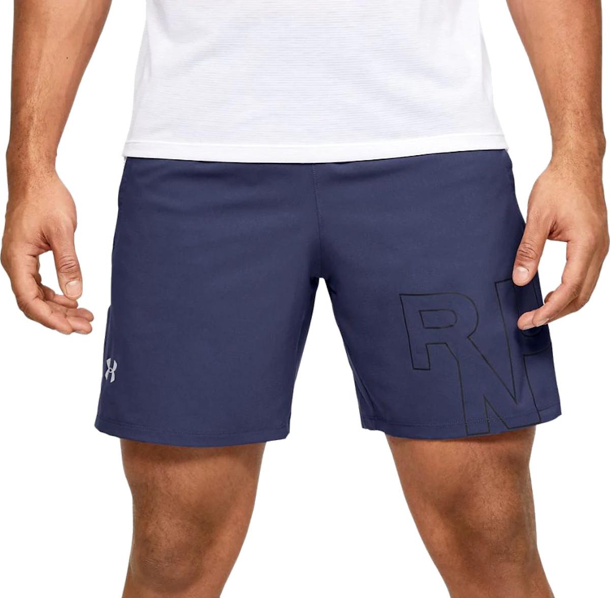 Korte broeken Under Armour M UA Launch SW 7 Graphic Short