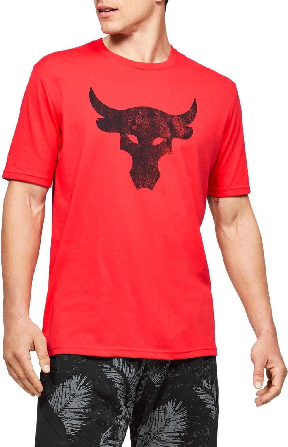Pánské tričko s krátkým rukávem Under Armour Project Rock Brahma Bull