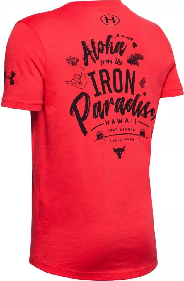 Dětské tričko s krátkým rukávem Under Armour Project Rock Iron Paradise
