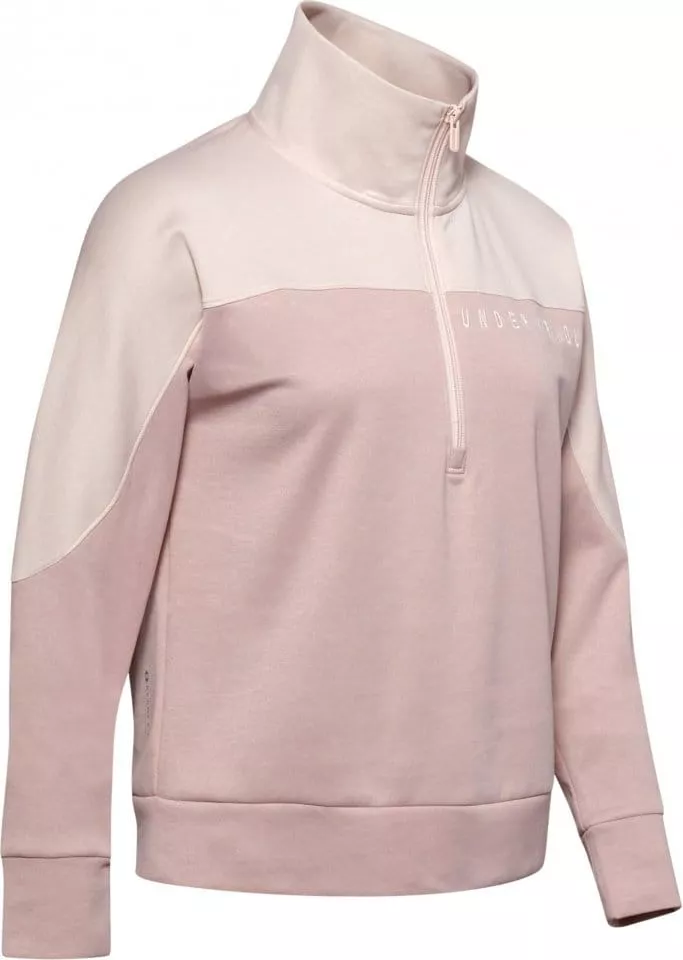 Sweatshirt Under Armour Athlete Recovery Knit 1/2 Zip