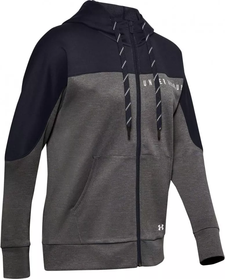 Mikina s kapucňou Under Armour Recover Knit FZ Hoodie