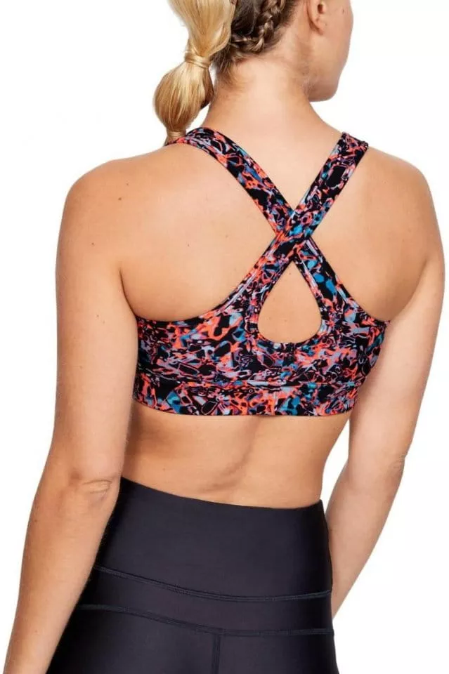 Under Armour Mid Crossback Printed Bra Melltartó