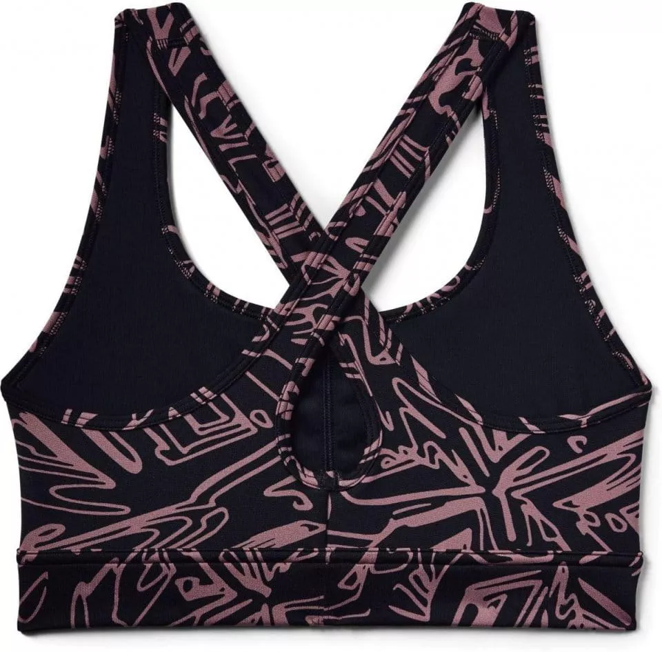 Under Armour Mid Crossback Printed Bra 