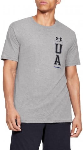 UA VERTICAL LEFT CHEST LOGO SS