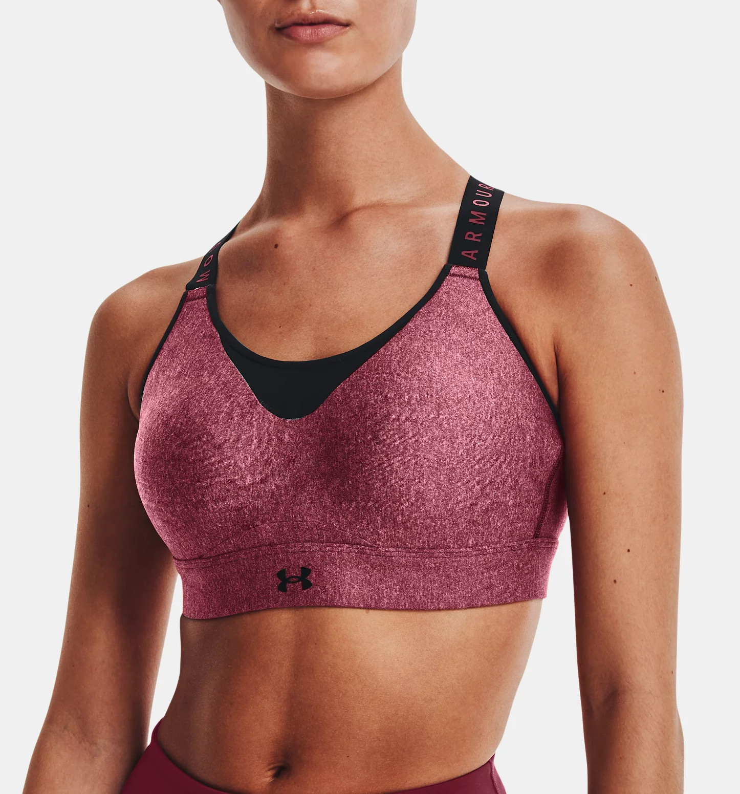 Športni modrček Under Armour UA Infinity High Heather Bra-RED