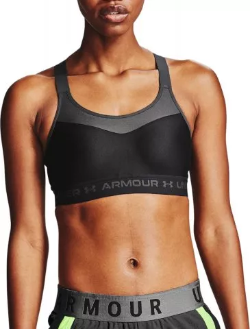 Under Armour Women's Armour High Crossback Bra, (369) Lime Surge