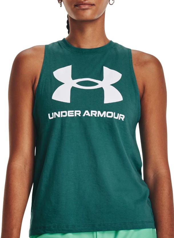 Tank top Under Armour UA LIVE SPORTSTYLE TANK-GRN