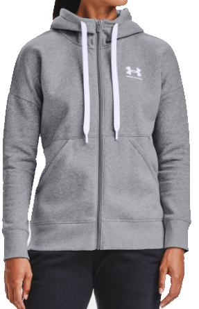 Hoodie Under Armour Rival Fleece FZ Hoodie-GRY