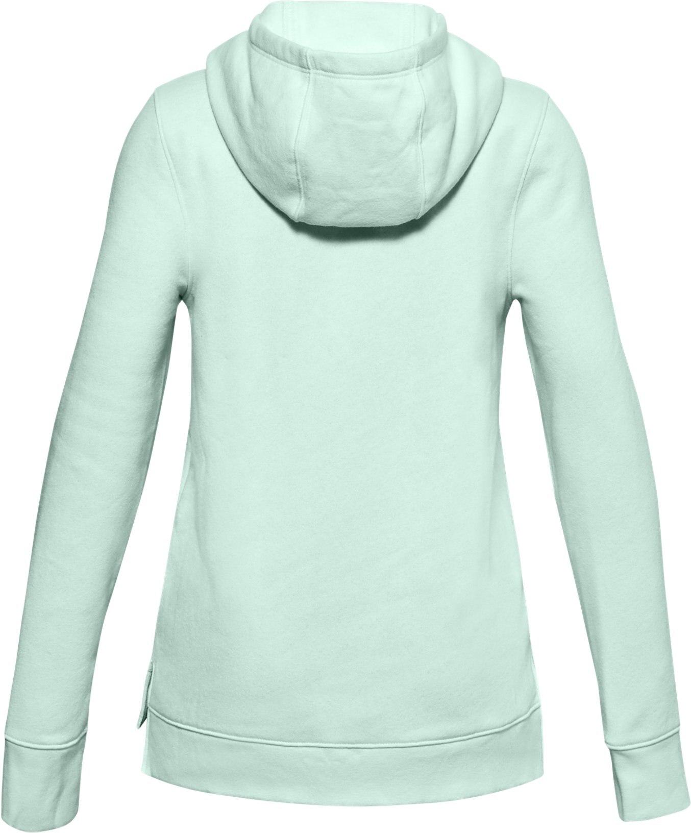 mint green under armour moletom com capuz