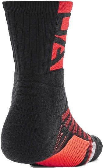 Calcetines Under Armour UA Playmaker Mid-Crew-BLK