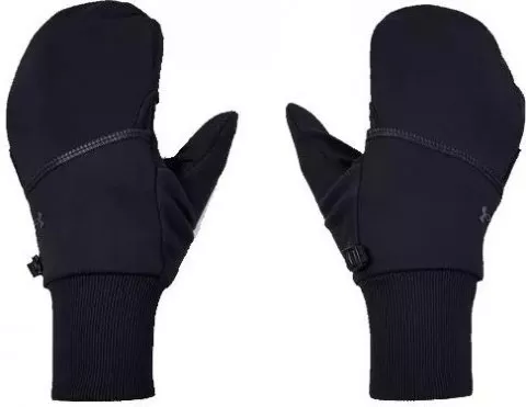 UA W Run Convertible Gloves-BLK