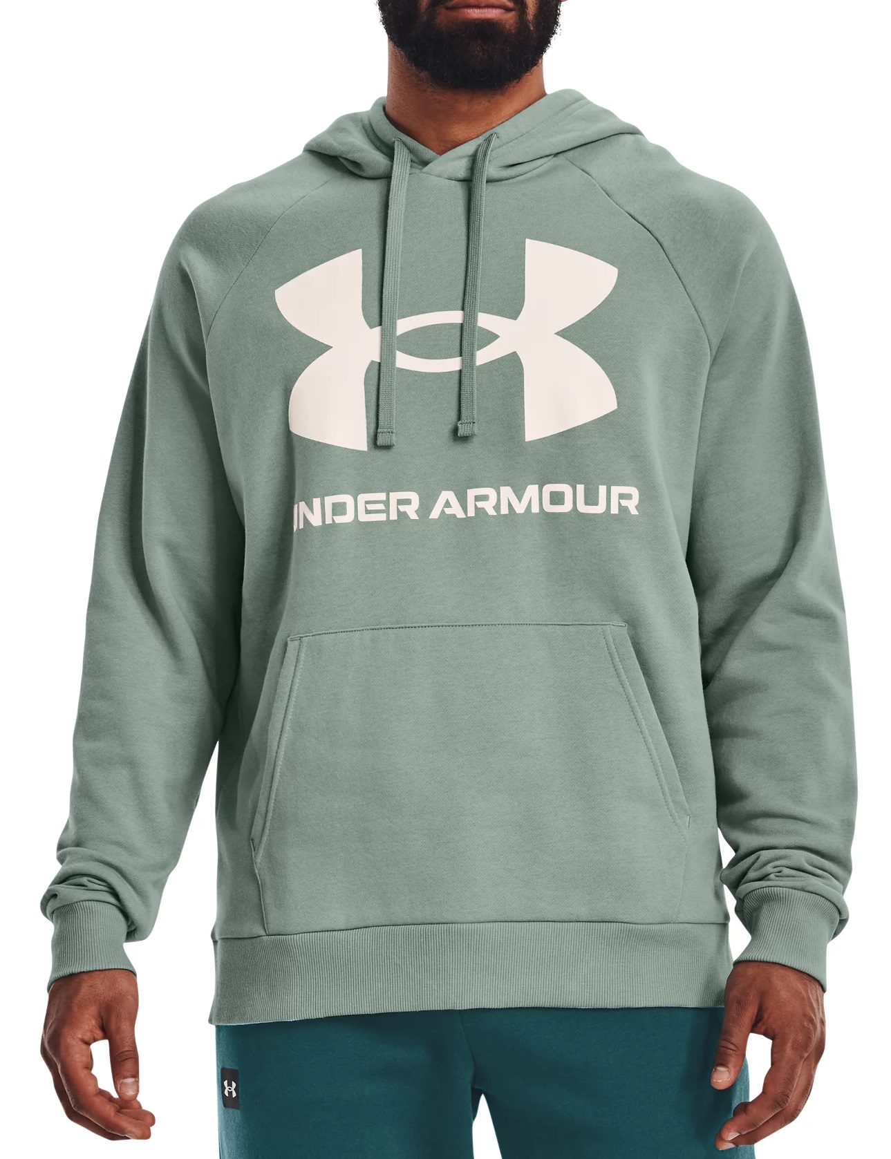 Hooded sweatshirt Under Armour RIVAL BIG LOGO FLEECE HOODY