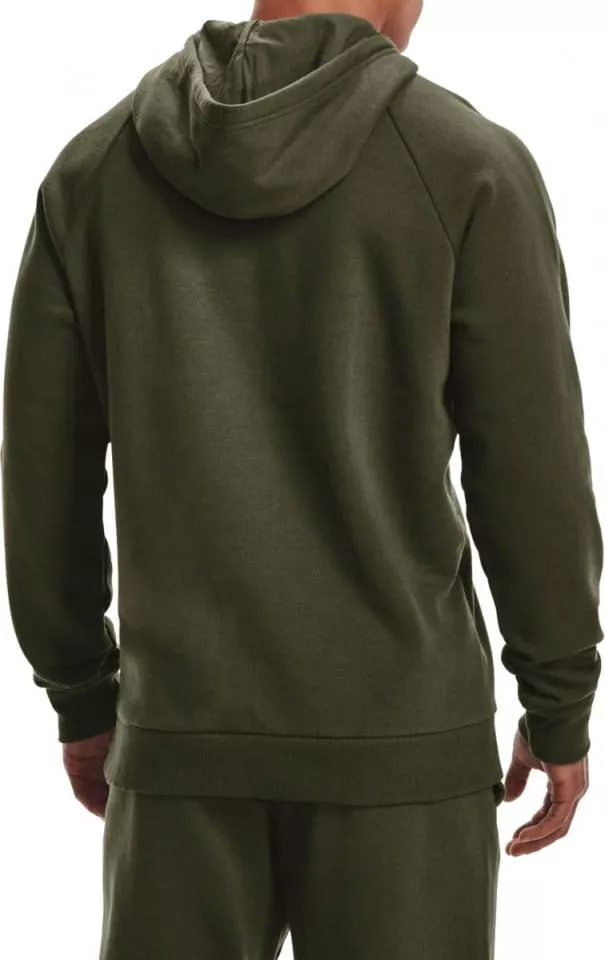 Mikina s kapucňou Under Armour UA Rival Cotton Hoodie-GRN