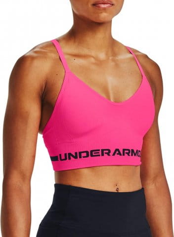 UA Seamless Low Long Htr Bra-PNK