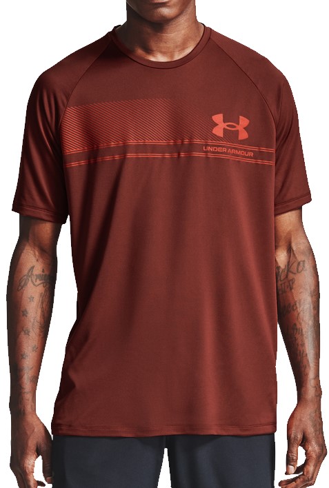 Tričko Under Armour UA LOGO WORDMARK TECH SS