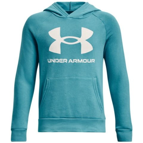 UA RIVAL FLEECE HOODIE-BLU