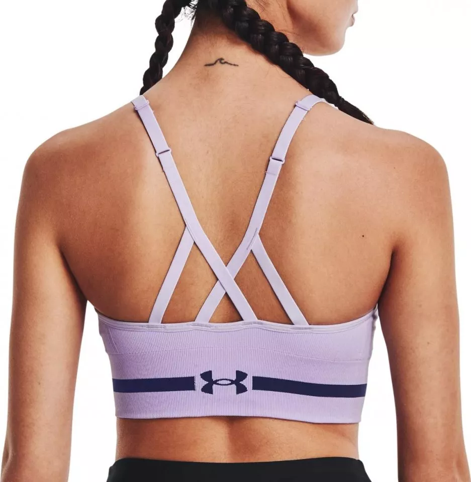 Soutien-gorge Under Armour UA Seamless Low Long Bra-PPL