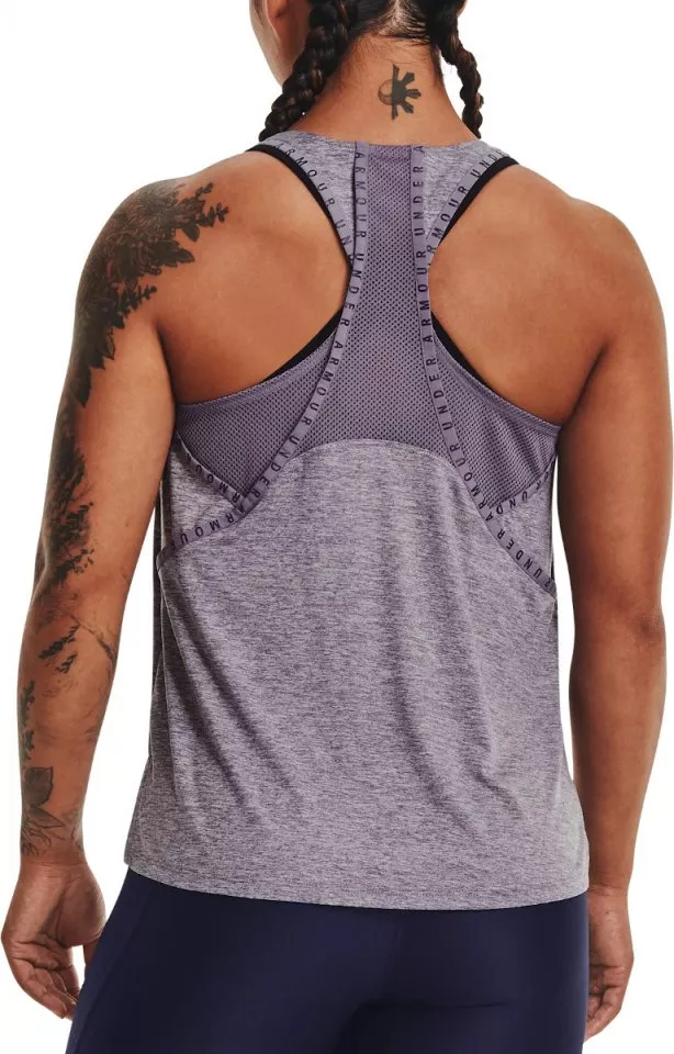 top Under Armour UA Knockout Mesh Back Tank