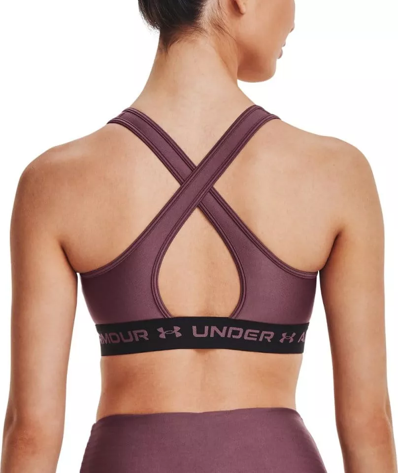 UNDER ARMOUR Women's Crossback Mid Bra - Purple
