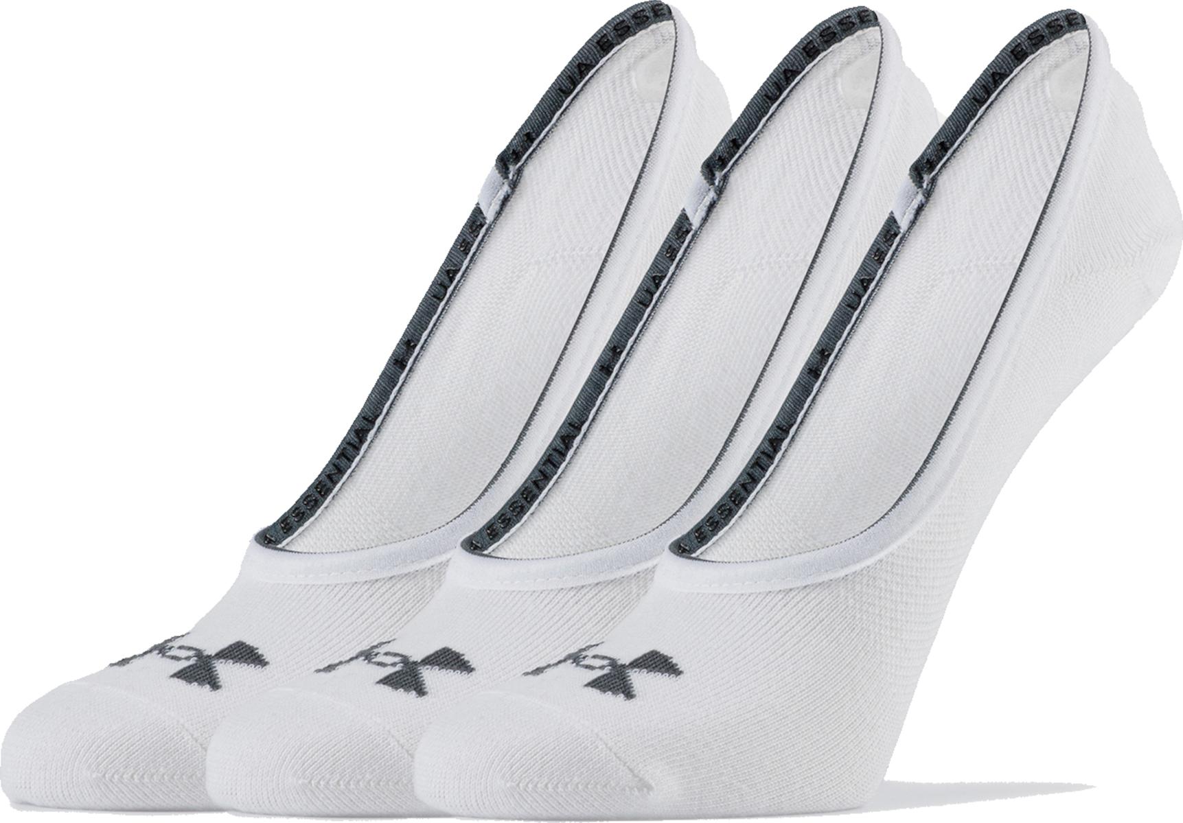 Calze Under Armour UA Essential LOLO Liner 3 Pk-WHT