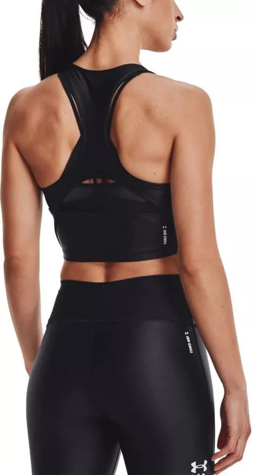 Singlet Under Armour UA Iso Chill Crop Tank-BLK