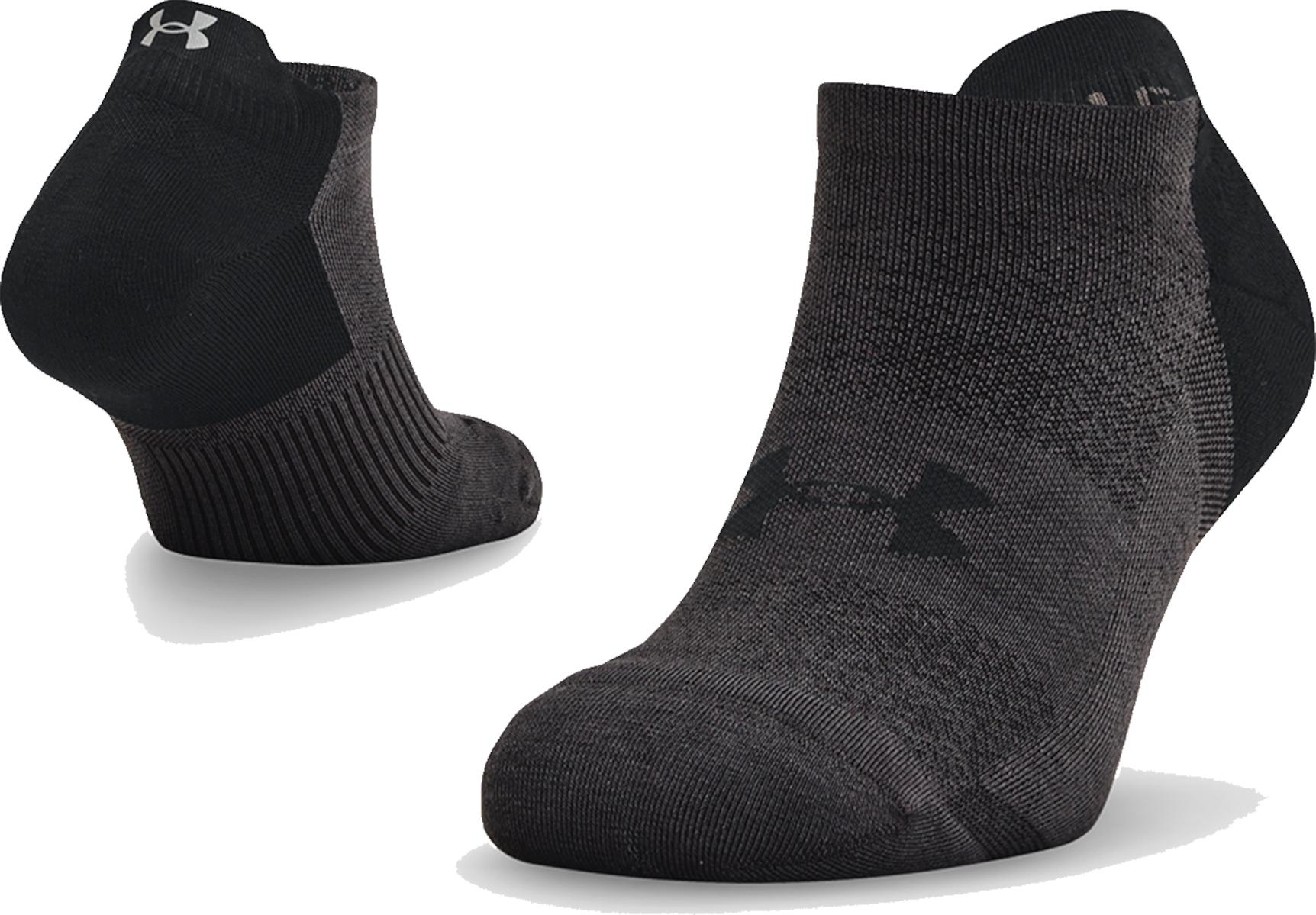 Chaussettes Under Armour UA ArmourDry Run No Show-BLK