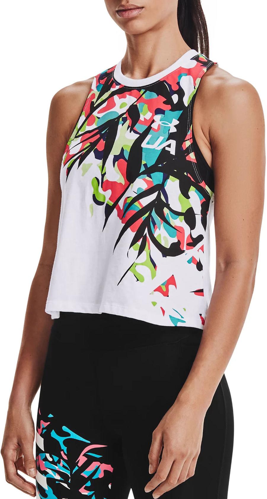 Singlet Under Armour UA RUN Floral Tank