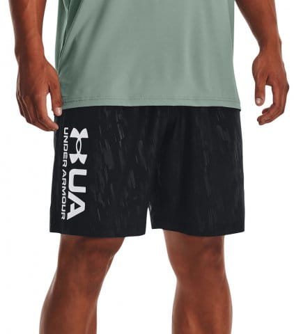 UA Woven Emboss Shorts-BLK