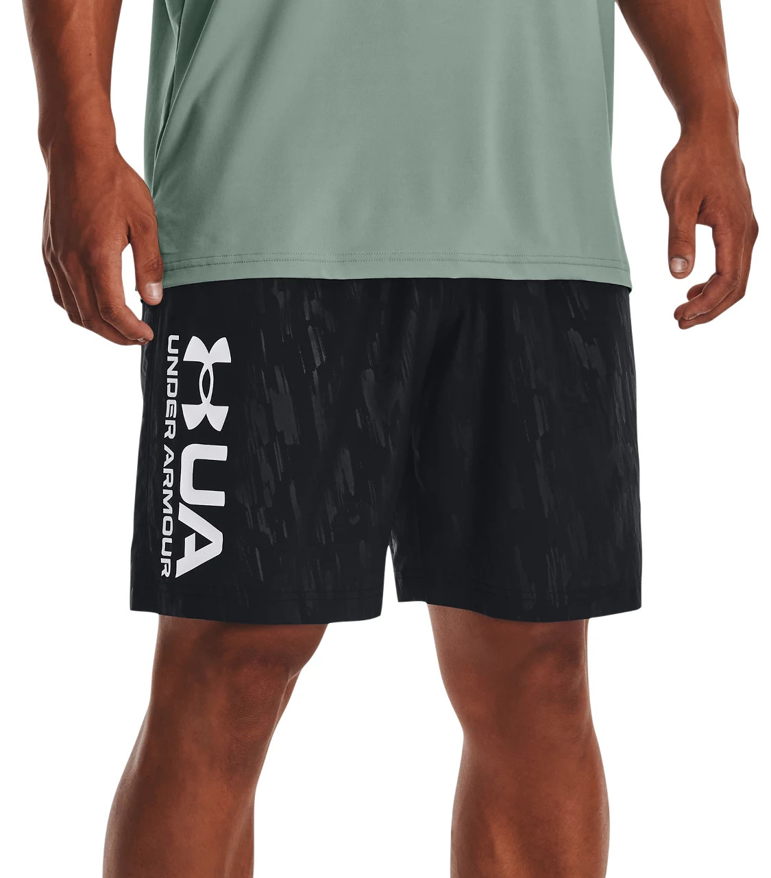 Shortsit Under Armour UA Woven Emboss Shorts-BLK