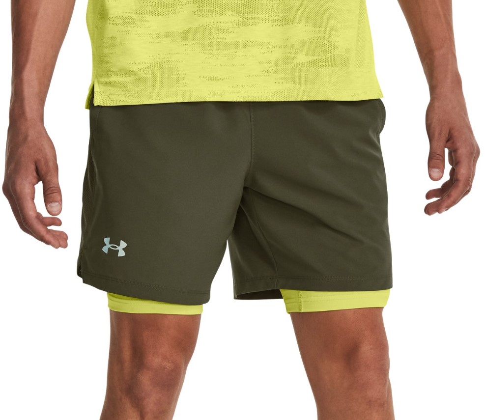 Shorts Under Armour UA LAUNCH 7'' 2-IN-1 SHORT-GRN