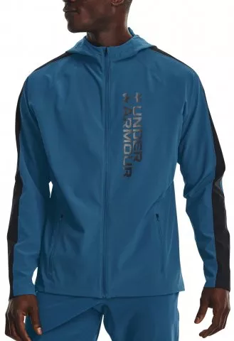 UA OUTRUN THE STORM JACKET-BLU