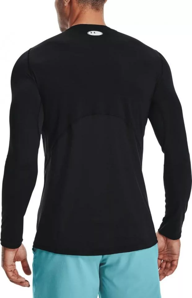 Langærmet T-shirt Under UA HG Armour Fitted LS-BLK