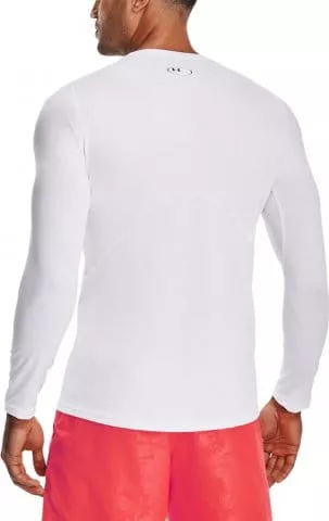 Tricou cu maneca lunga Under UA HG Armour Fitted LS-WHT