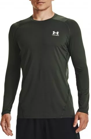 UA HG Armour Fitted LS-GRN