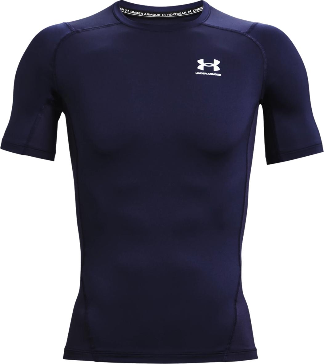 Tee-shirt Under UA HG Armour Comp SS-NVY