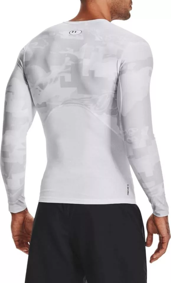 Majica Under Armour UA HG IsoChill Comp Print LS-WHT